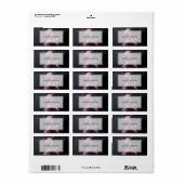 Eiffel Tower Night Moon ラベル (フルシート)