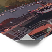 Eiffel Tower, Paris ポスター (角)