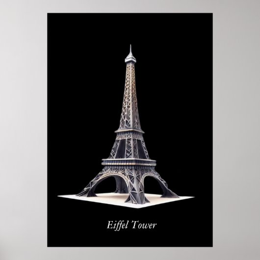 Eiffel Tower Paris ポスター (正面)