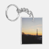 Eiffel Tower Paris at Sunset キーホルダー (正面左)
