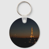 Eiffel Tower Paris at Sunset キーホルダー (正面)