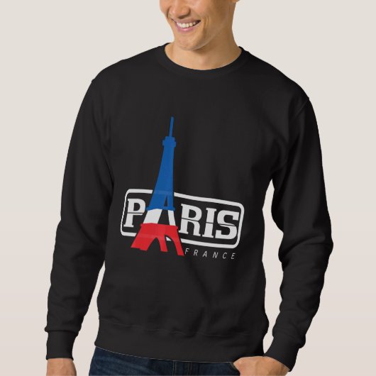 Eiffel Tower Paris Bastille Day French Love スウェットシャツ (正面)
