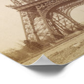 Eiffel Tower, Paris, France, Construction ポスター (角)