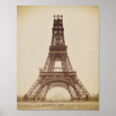 Eiffel Tower, Paris, France, Construction ポスター (正面)