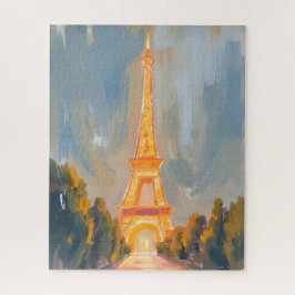Eiffel Tower Paris France Watercolor ジグソーパズル