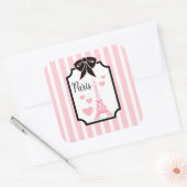 Eiffel Tower Paris Stickers  スクエアシール (封筒)