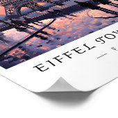 Eiffel Tower Paris Wall Art, Romantic France ポスター (角)
