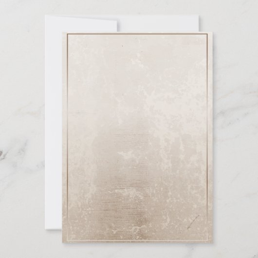 Eiffel Tower,Pink Bow Border 50th Birthday Party  招待状 (裏面)