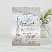 Eiffel Tower,Silver Drips キンセエラ 招待状 (スタンド正面)