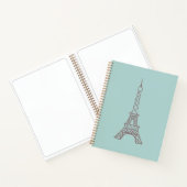  Eiffel Tower Sketchbook Gift ノートブック (内部)