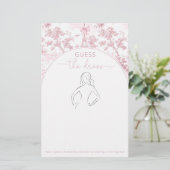 Eiffel tower Toile Guess the dress bridal game (スタンド正面)