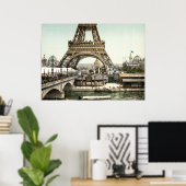 Eiffel Tower – Tour Eiffel – Eiffelturm Paris ポスター (ホームオフィス)
