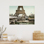 Eiffel Tower – Tour Eiffel – Eiffelturm Paris ポスター (キッチン)