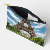 Eiffel Tower View from Champ de Mars Public Park アクセサリーポーチ (見開き)