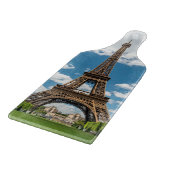 Eiffel Tower View from Champ de Mars Public Park カッティングボード (角)