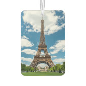 Eiffel Tower View from Champ de Mars Public Park カーエアーフレッシュナー (裏面)
