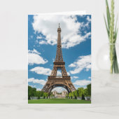 Eiffel Tower View from Champ de Mars Public Park カード (正面)
