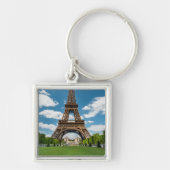 Eiffel Tower View from Champ de Mars Public Park キーホルダー (正面)