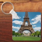 Eiffel Tower View from Champ de Mars Public Park キーホルダー (正面)