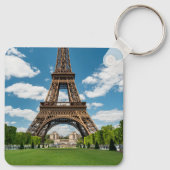Eiffel Tower View from Champ de Mars Public Park キーホルダー (裏面)
