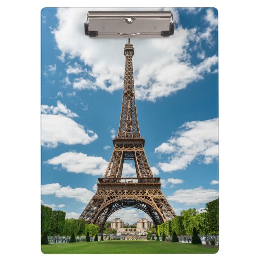 Eiffel Tower View from Champ de Mars Public Park クリップボード (正面)