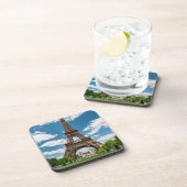 Eiffel Tower View from Champ de Mars Public Park コースター (右側)