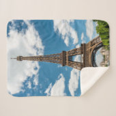 Eiffel Tower View from Champ de Mars Public Park シェルパブランケット (正面(横))