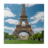 Eiffel Tower View from Champ de Mars Public Park タイル (正面)