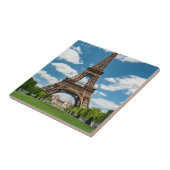 Eiffel Tower View from Champ de Mars Public Park タイル (側面)