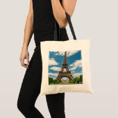 Eiffel Tower View from Champ de Mars Public Park トートバッグ (正面(商品))