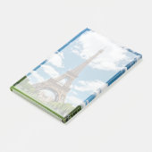 Eiffel Tower View from Champ de Mars Public Park ポストイット (アングル)