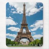 Eiffel Tower View from Champ de Mars Public Park マウスパッド (正面)