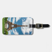 Eiffel Tower View from Champ de Mars Public Park ラゲッジタグ (正面横)