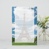 Eiffel Tower View from Champ de Mars Public Park 便箋 (スタンド正面)