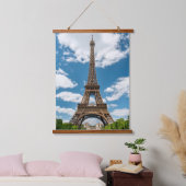 Eiffel Tower View from Champ de Mars Public Park 吊り下げ型タペストリー (寝室)