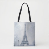 Eiffel Tower Winter Scene Paris トートバッグ (正面)