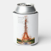 EiffelTower Aquarell 缶クーラー (缶裏面)