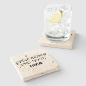 Eigene Untersetzerは- Natursteinをgestalten ストーンコースター (横)