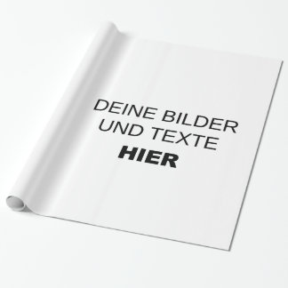 Eigenes Geschenkpapier gestalten - eigenes Design ラッピングペーパー