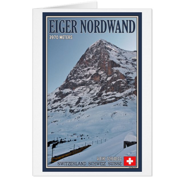 Eigerの北の壁 (正面)