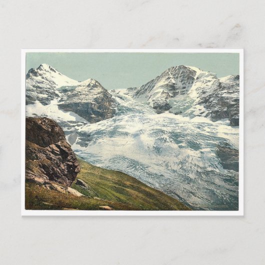 Eiger Glacier, Bernese Oberland,スイスヴィンタ ポストカード (正面)