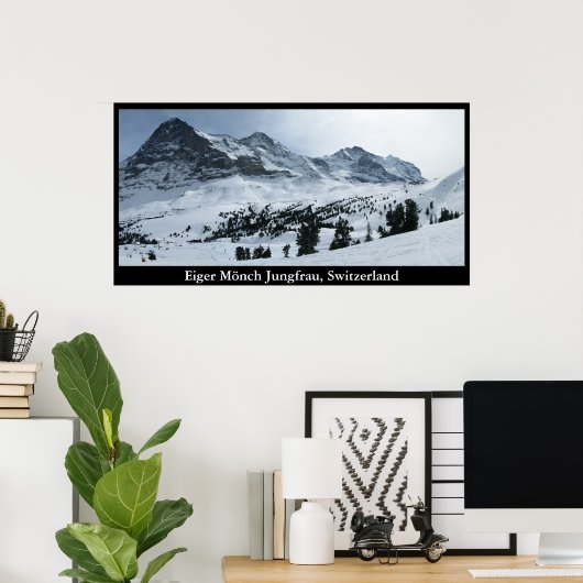 Eiger Mönch Jungfrau, Switzerland ポスター (ホームオフィス)