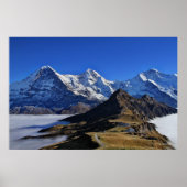 Eiger, Mönch und Jungfrau, Switzerland, Schweiz ポスター (正面)