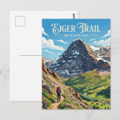 Eiger Switzerland ポストカード (正面/裏面)