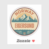 Eigersund, Norge Norway シール (シート)