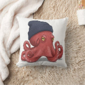 Eight Arms of Art：毎日のタコ仲間 クッション (ブランケット)