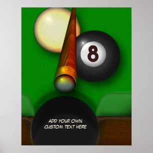 Eight Ball Pool and Billiards パーソナライズされた ポスター