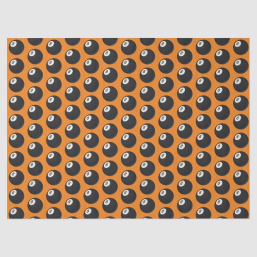 Eight Ball Y2K Snooker 90s Orange 薄葉紙 (正面)