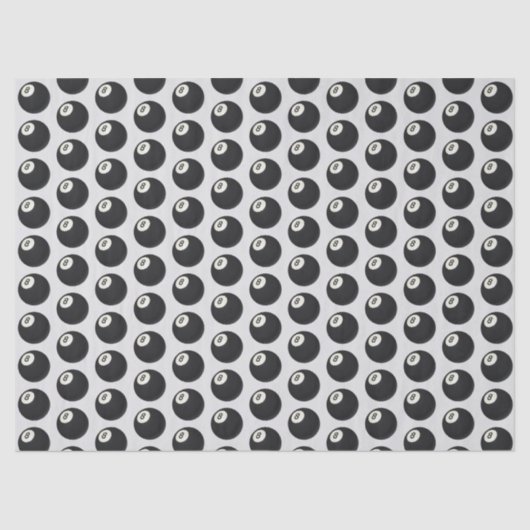 Eight Ball Y2K Snooker Black and White 薄葉紙 (正面)