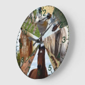Eight Horse Triangle, Wall Clock ラージ壁時計 (傾斜)